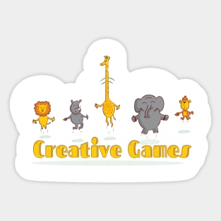 Animal Creative Games Sticker